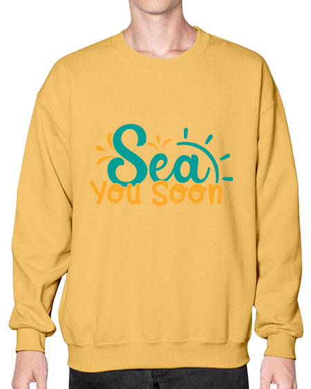 sea you soon Style 78# - summer- Sweatshirt - Crew