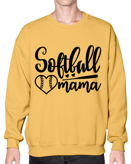 softball mama 2274# - softball- Sweatshirt - Crew