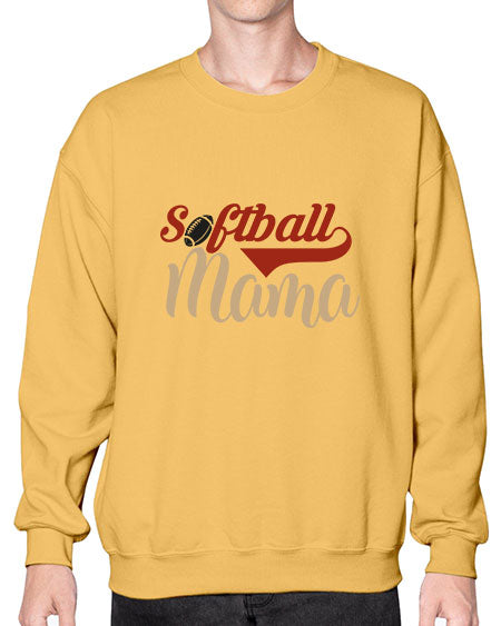softball mama 2275# - softball- Sweatshirt - Crew