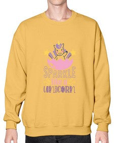 sparkle like a unicorn 423# - unicorn- Sweatshirt - Crew