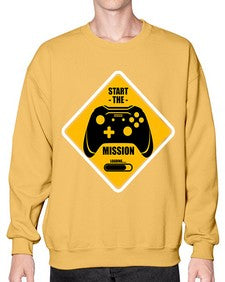 start the mission 152# - video games- Sweatshirt - Crew