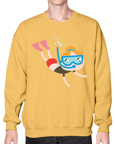 summer characters 61# - summer- Sweatshirt - Crew