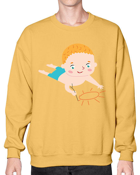 summer characters 65# - summer- Sweatshirt - Crew