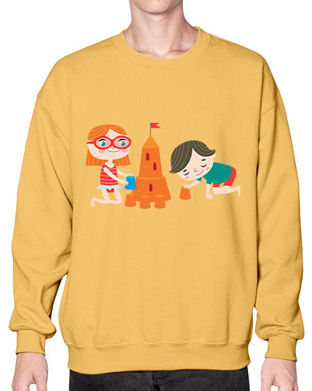 summer characters 66# - summer- Sweatshirt - Crew