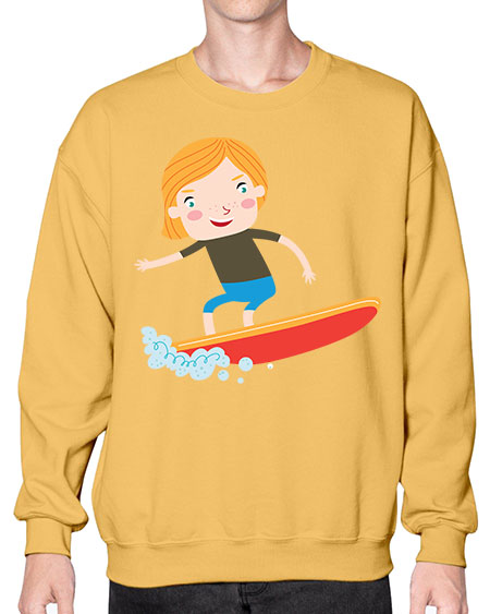 summer characters 70# - summer- Sweatshirt - Crew