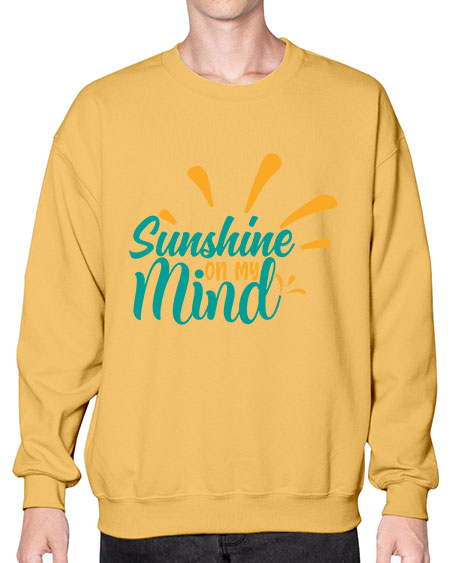 sunshine on my mind Style 74# - summer- Sweatshirt - Crew