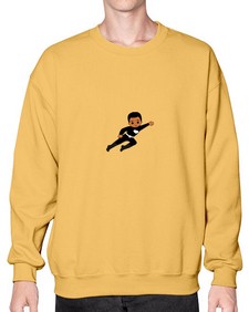super kid 7# - black boys or men- Sweatshirt - Crew