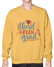 third grade grad 959# - third grade- Sweatshirt - Crew