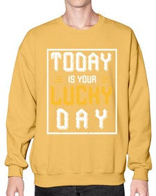 today is your lucky day 1661# - beer- Sweatshirt - Crew