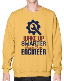 wake up smarter sleep with an engineer Style 459# - engineer- Sweatshirt - Crew