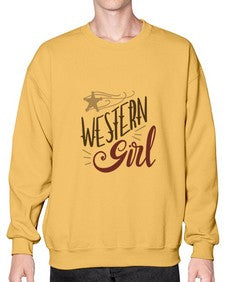 western girl 1244# - western- Sweatshirt - Crew