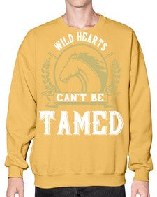 wild hearts can’t be tamed Style 11# - horse- Sweatshirt - Crew