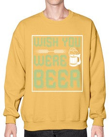 wish you were beer 1783# - beer- Sweatshirt - Crew