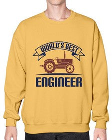 worlds best engineer Style 478# - engineer- Sweatshirt - Crew