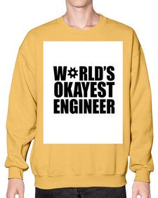 worlds okayest engineer 1661# - engineer- Sweatshirt - Crew