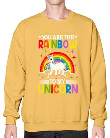 you are the rainbow to my unicorn 562# - unicorn- Sweatshirt - Crew