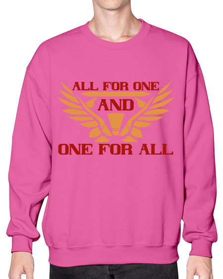 All for one and one for all 2360# - badminton- Sweatshirt - Crew