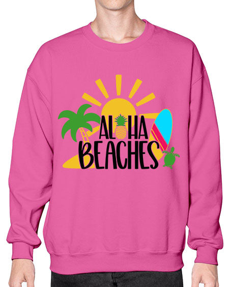 Aloha Beaches Style 55# - summer- Sweatshirt - Crew