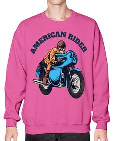 American rider 7# - motorcycle- Sweatshirt - Crew
