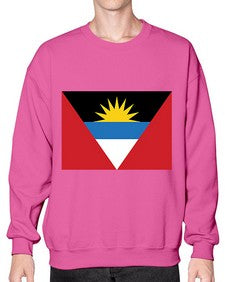 Antigua and Barbuda 336# - world flags- Sweatshirt - Crew