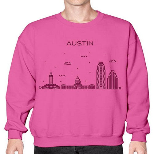 AustinTX 380# - cities- Sweatshirt - Crew