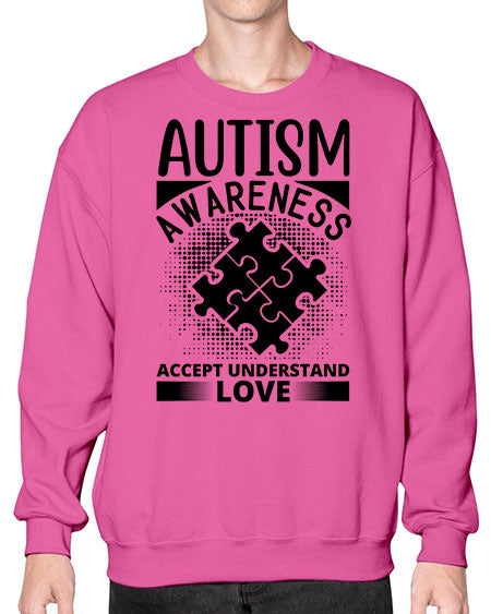 Autism awareness Style 43# - autism- Sweatshirt - Crew