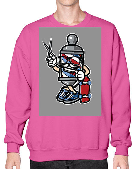 Barber Skater589# - barber- Sweatshirt - Crew