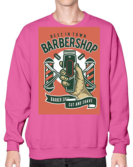 Barbershop590# - barber- Sweatshirt - Crew