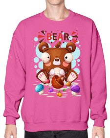 Bear 18# - cartoon animals- Sweatshirt - Crew