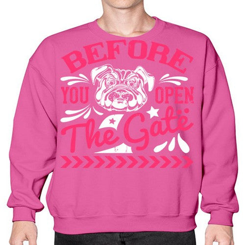 Before You Open The Gate Style 17# - dogs- Sweatshirt - Crew