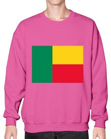 Benin 442# - world flags- Sweatshirt - Crew