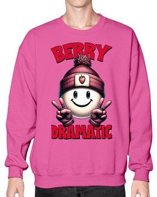 Berry Dramatic Strawberries 670# - strawberry- Sweatshirt - Crew