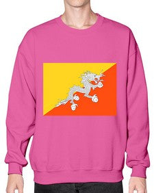 Bhutan 456# - world flags- Sweatshirt - Crew