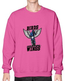 Bird wings 22# - cartoon animals- Sweatshirt - Crew