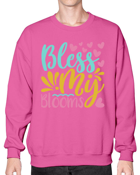 Bless my blooms Style 69# - summer- Sweatshirt - Crew
