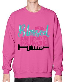 Blessed Nurse Style Style 628# - nurse- Sweatshirt - Crew