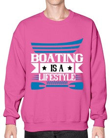 Boating is a lifestyle 52# - boats- Sweatshirt - Crew