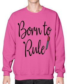 Born to Rule 28# - general school- Sweatshirt - Crew