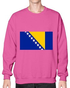 Bosnia and Herzegovina 476# - world flags- Sweatshirt - Crew
