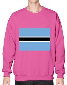 Botswana 482# - world flags- Sweatshirt - Crew