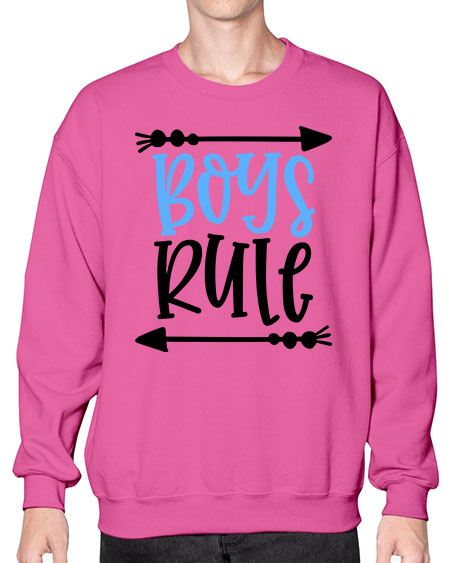 Boys Rule Style 283# - baby- Sweatshirt - Crew