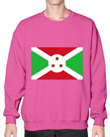 Burundi 523# - world flags- Sweatshirt - Crew