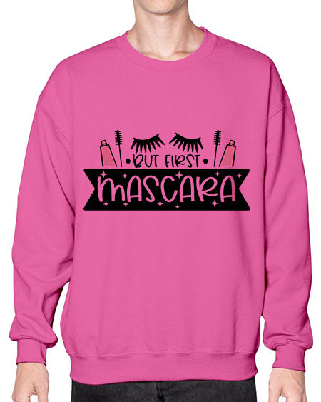 But First Mascara Style 114# -makeup Sweatshirt - Crew