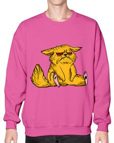 Cat 30# - cartoon animals- Sweatshirt - Crew