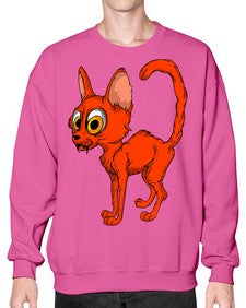 Cat 32# - cartoon animals- Sweatshirt - Crew