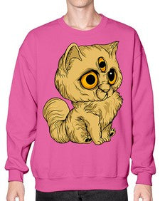 Cat 35# - cartoon animals- Sweatshirt - Crew