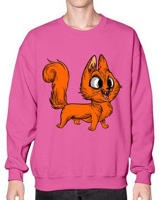 Cat 39# - cartoon animals- Sweatshirt - Crew