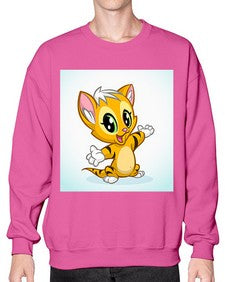 Cat 40# - cartoon animals- Sweatshirt - Crew