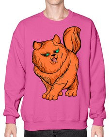 Cat 49# - cartoon animals- Sweatshirt - Crew