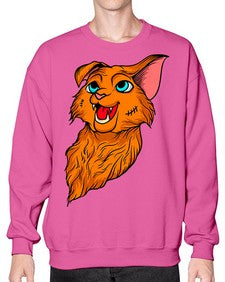 Cat 51# - cartoon animals- Sweatshirt - Crew